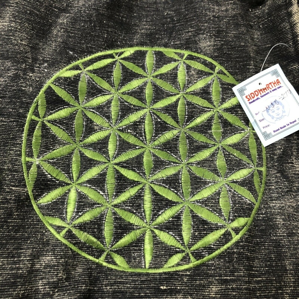 Siddhartha Handmade Medallion Boho Crossbody Bag - Picture 3 of 8